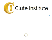 Tablet Screenshot of cluteinstitute.com